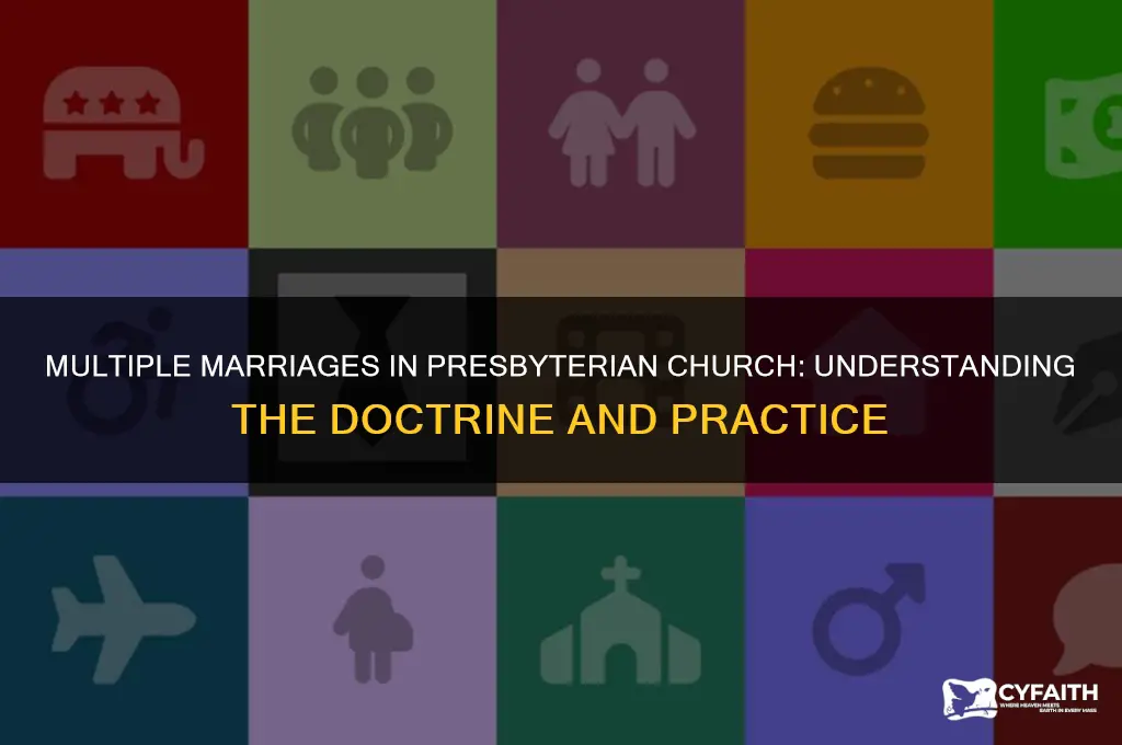 can you get married more than once in presbyterian church