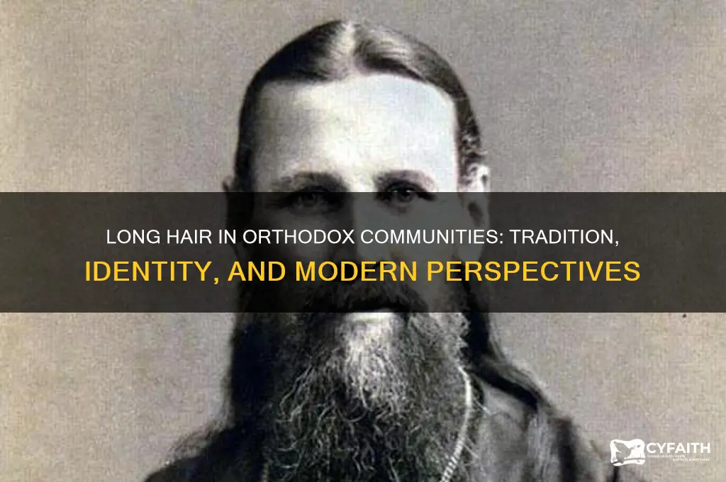 can you have long hair in an orthodox community