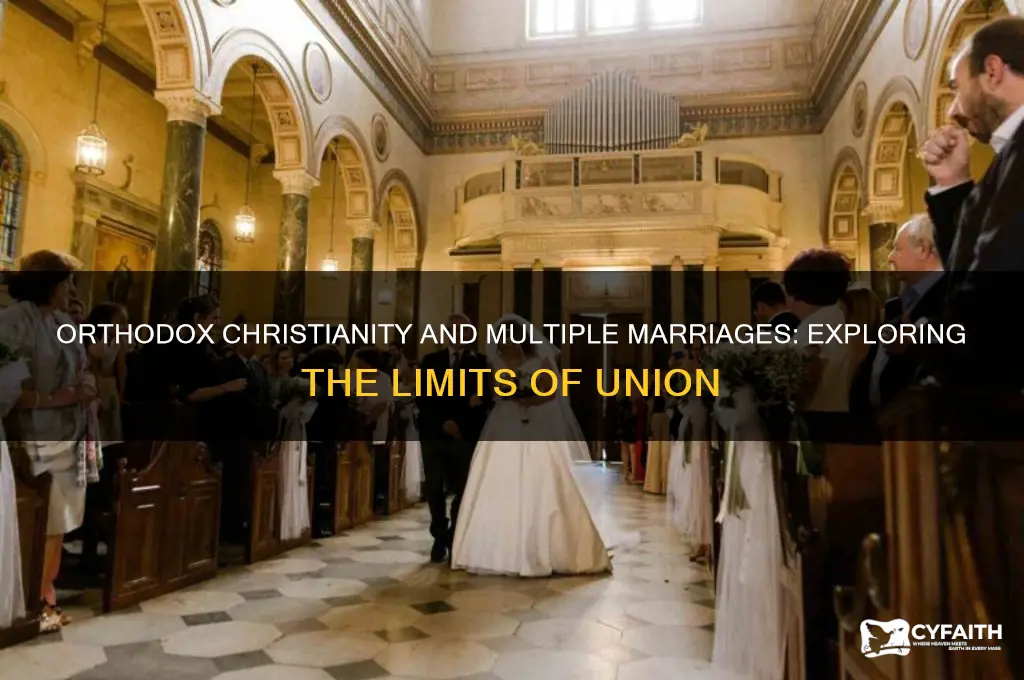 can you marry more than once orthodox
