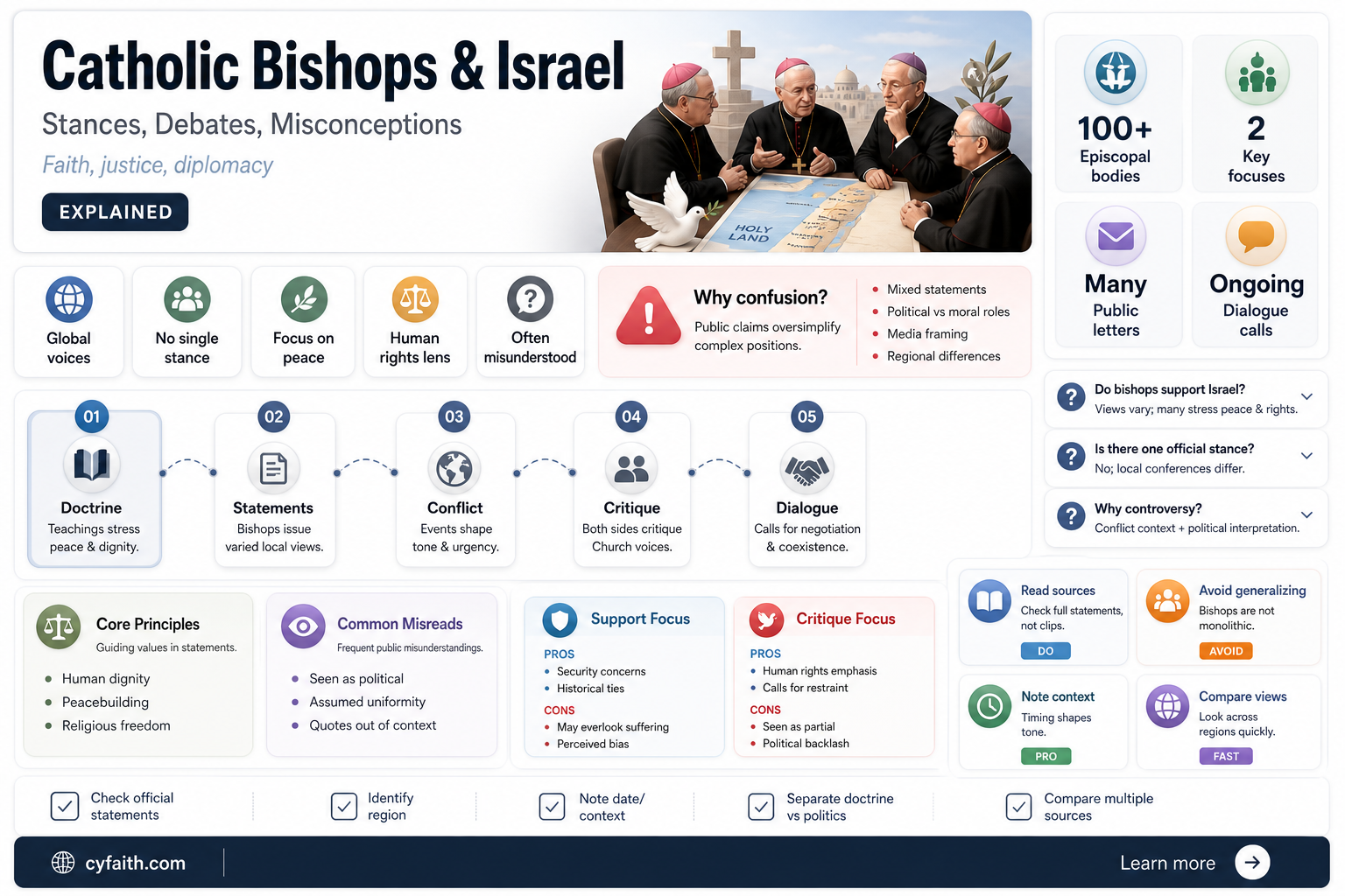 are catholic bishops anti israel