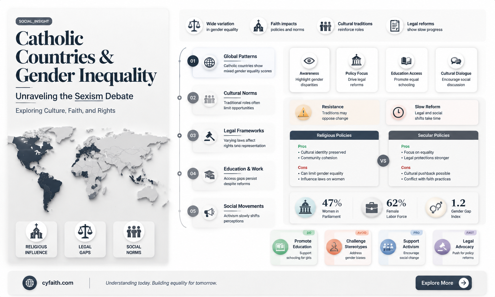 are catholic countries more sexist