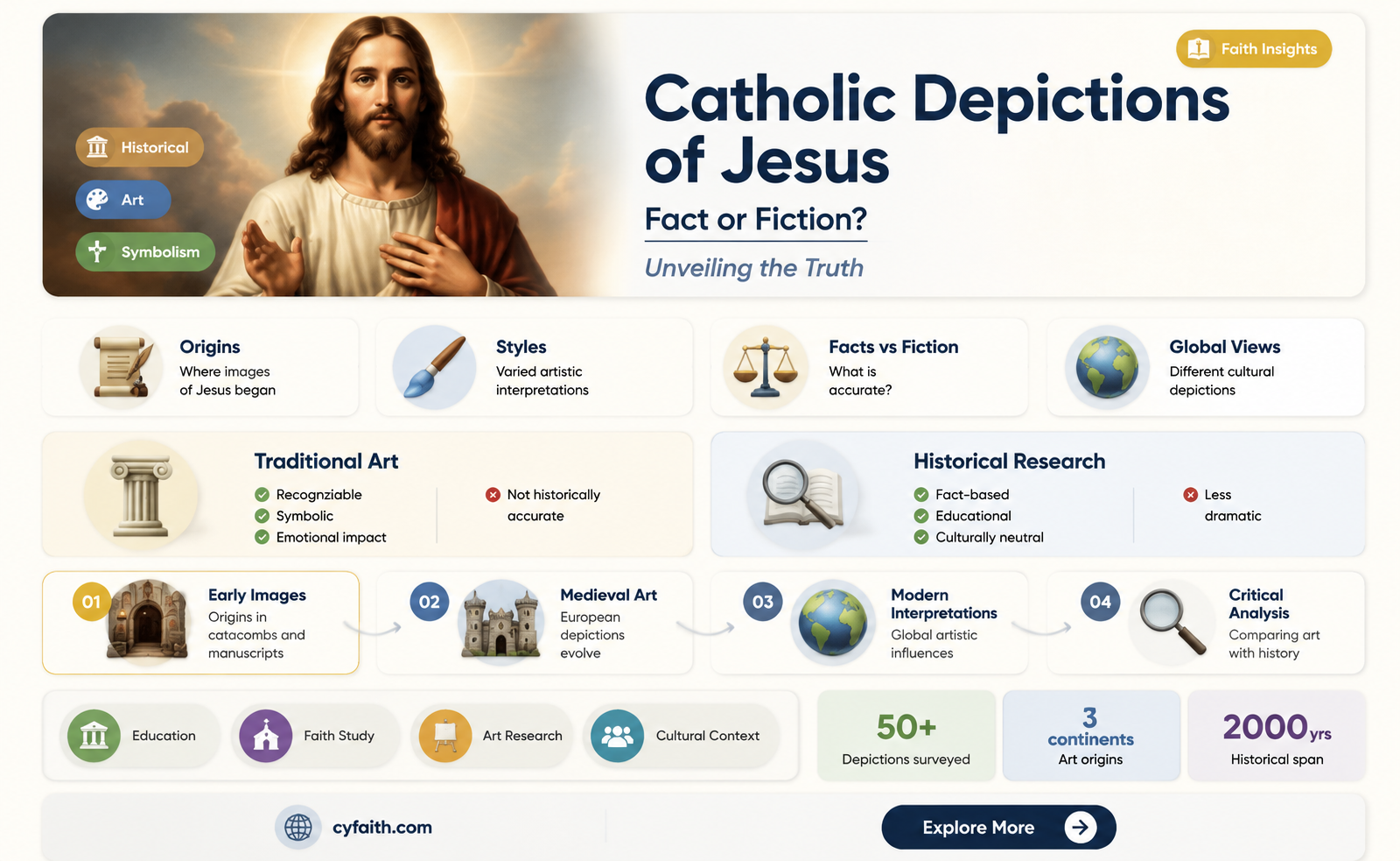are catholic depictions of jesus correct