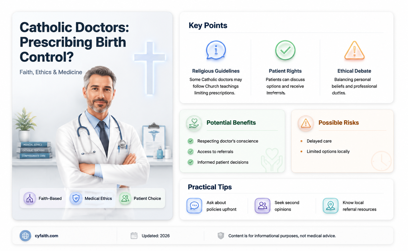 are catholic doctors required to prescribe birth control