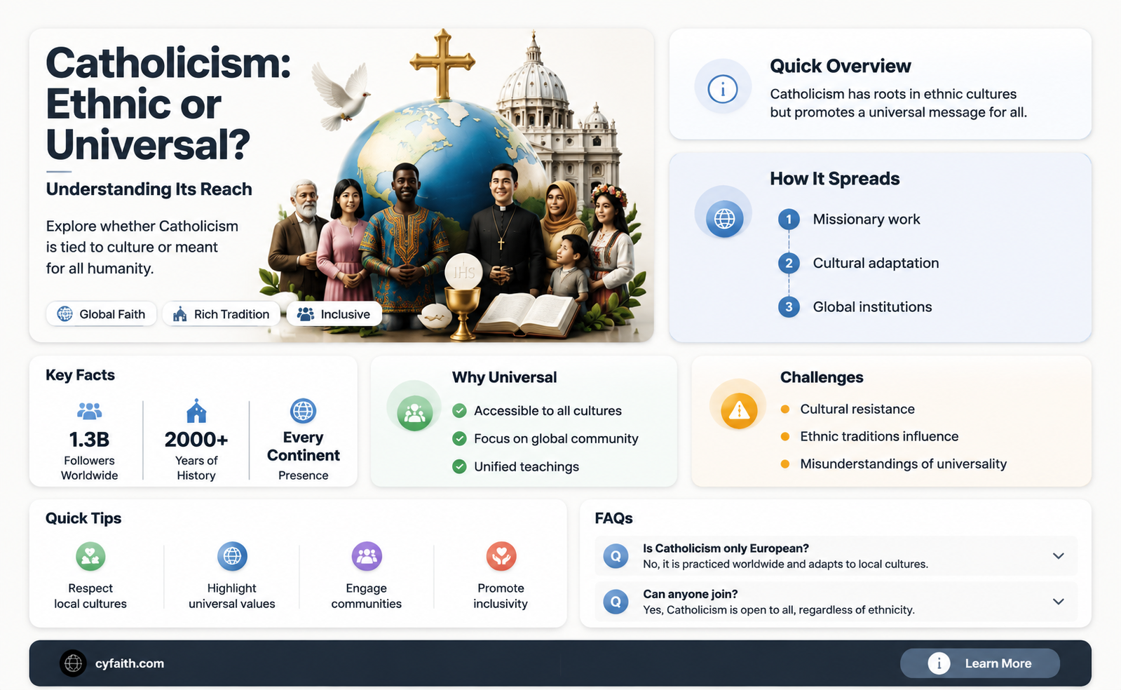 are catholics a ethnis or universal religion