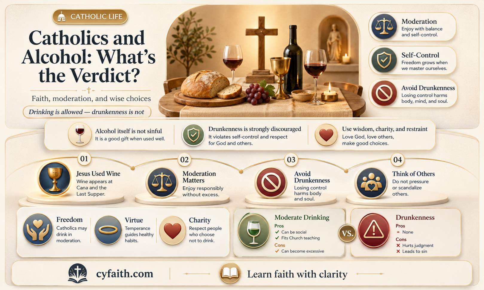 are catholics allowed to drink alcohol