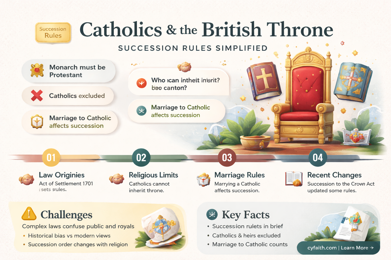 are catholics still removed from british line of succession