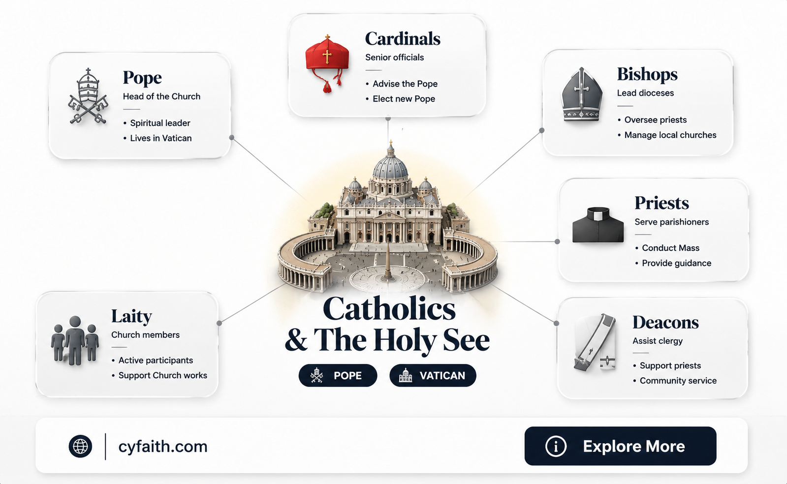 are catholics members of the holy see