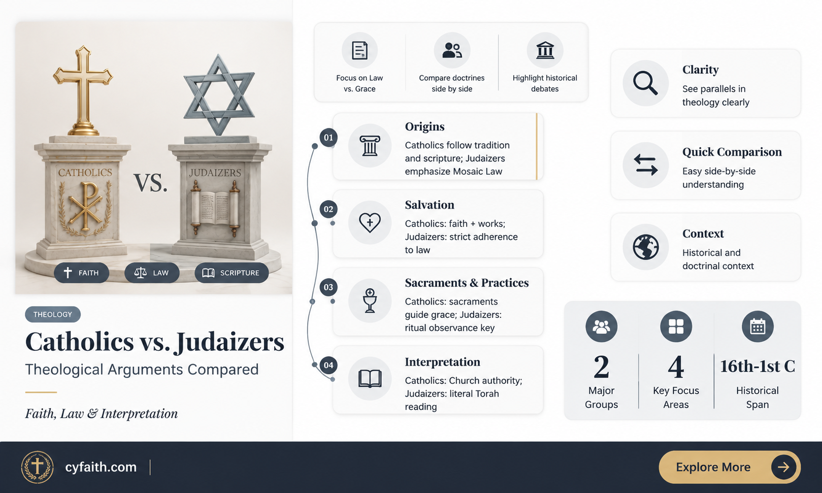 are catholics making the same points as the judaizers