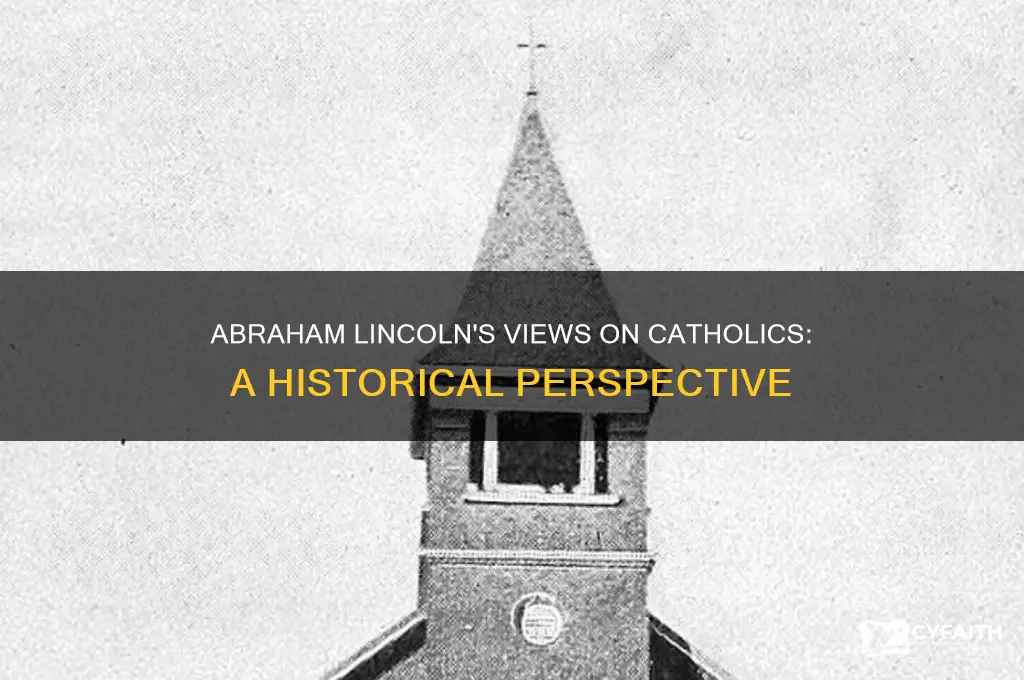 did abraham lincoln like catholics