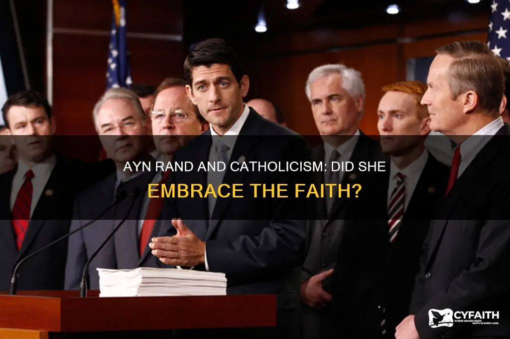 did ayn rand become catholic