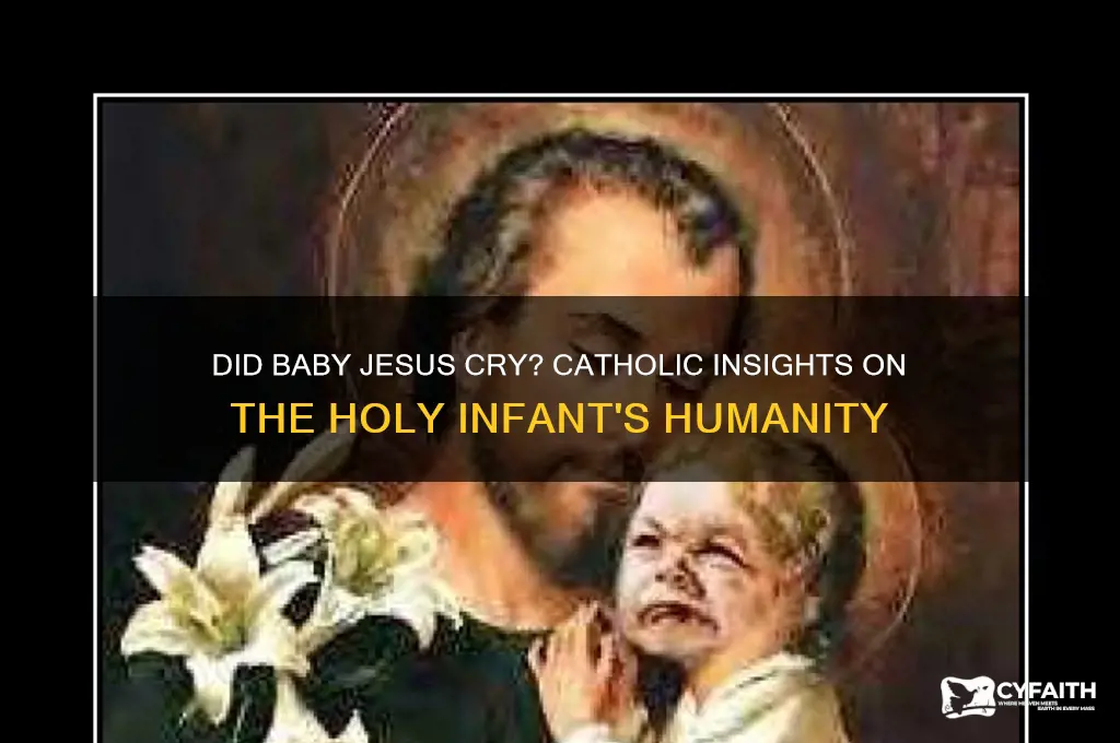 did baby jesus cry catholic