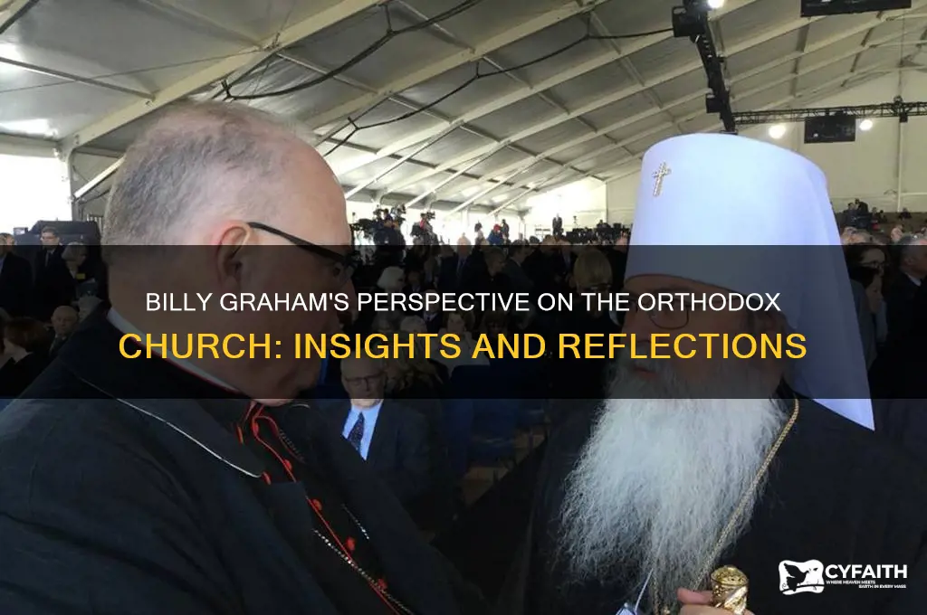 did billy graham say anything about the orthodox church