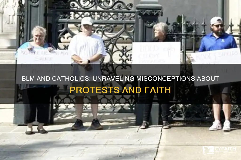 did blm attack catholics