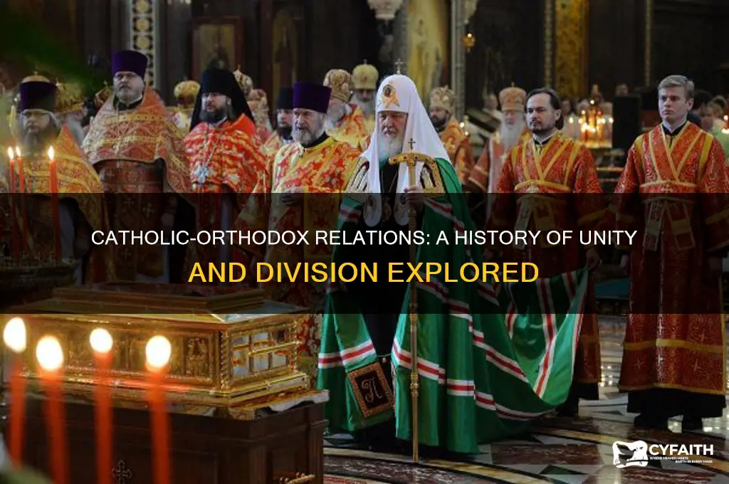 did cathlics and orthodox get along