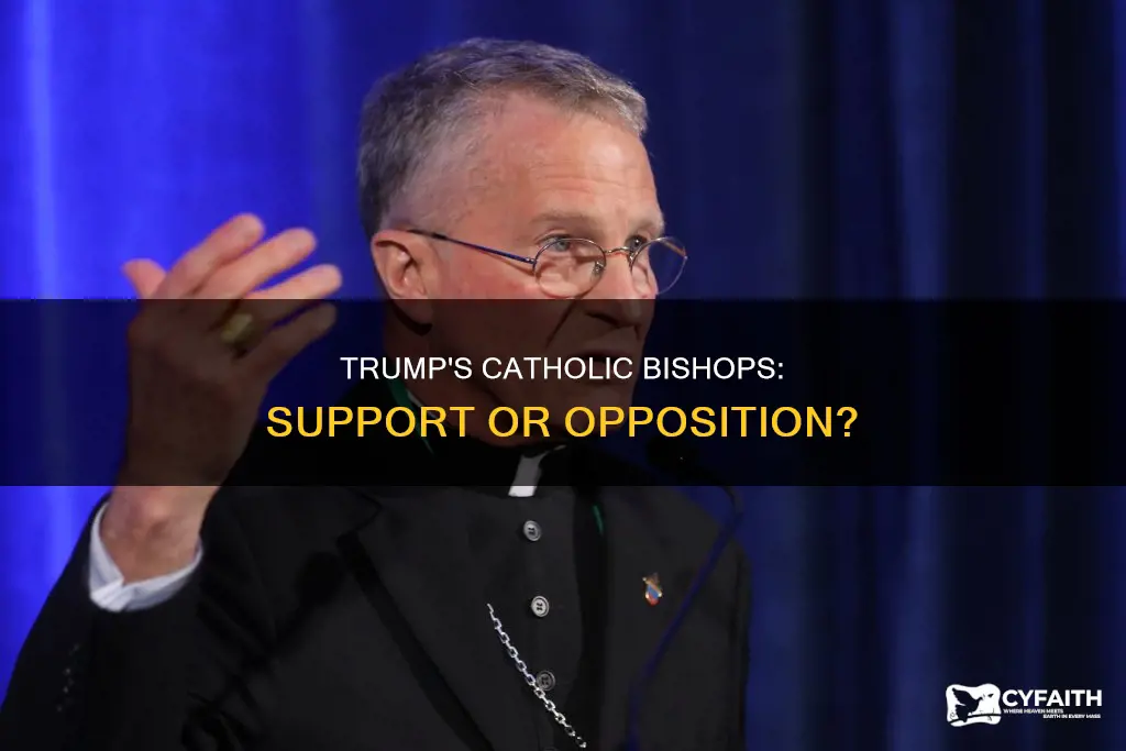 did catholic bishops support donald trump