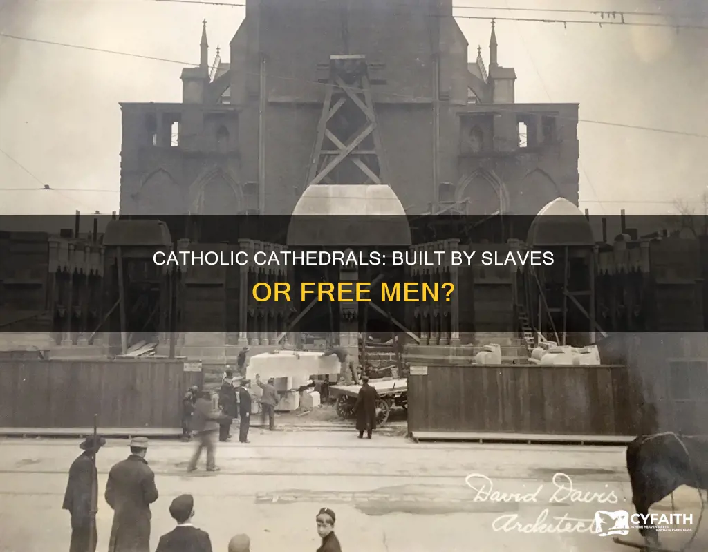 did catholic cathedrals built with slaves