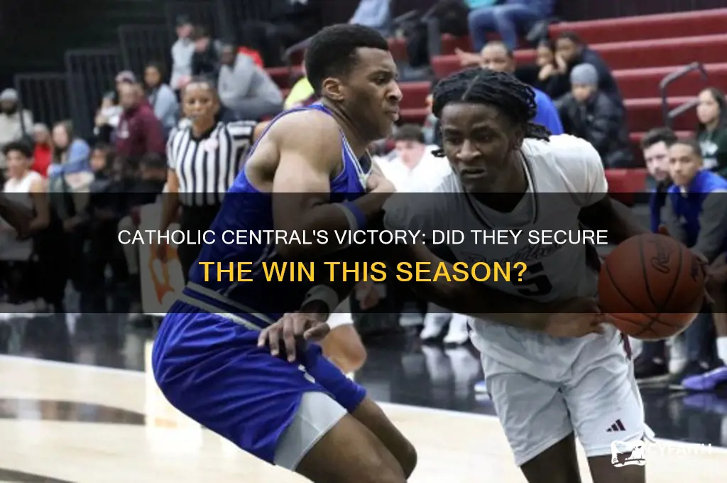 did catholic central win