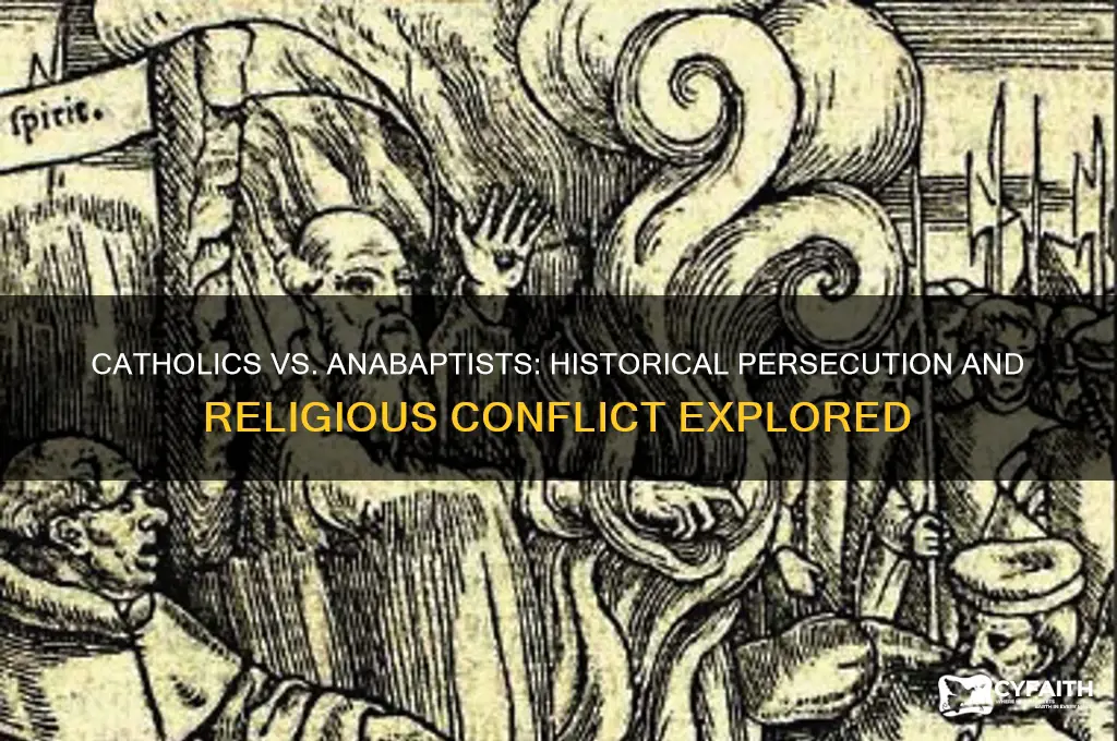 did catholics burn anabaptists