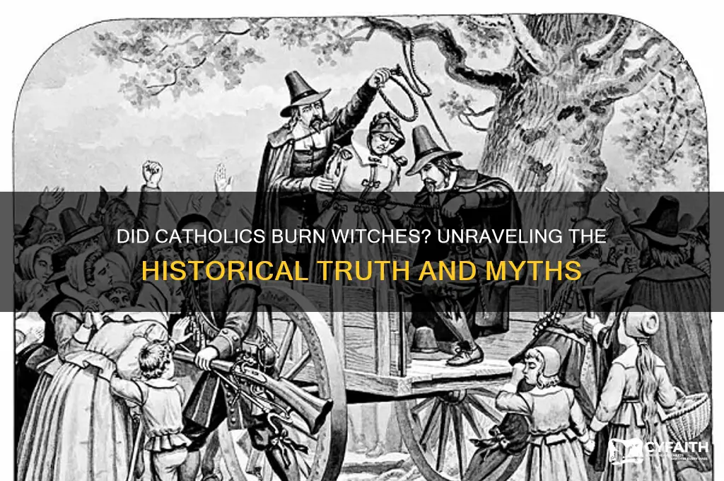 did catholics burn witches