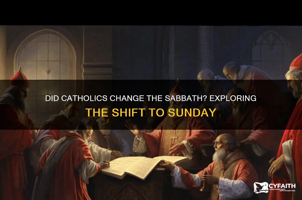did catholics change the sabbath