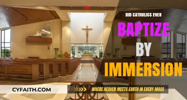 Baptism by Immersion: Catholic Tradition or Not?