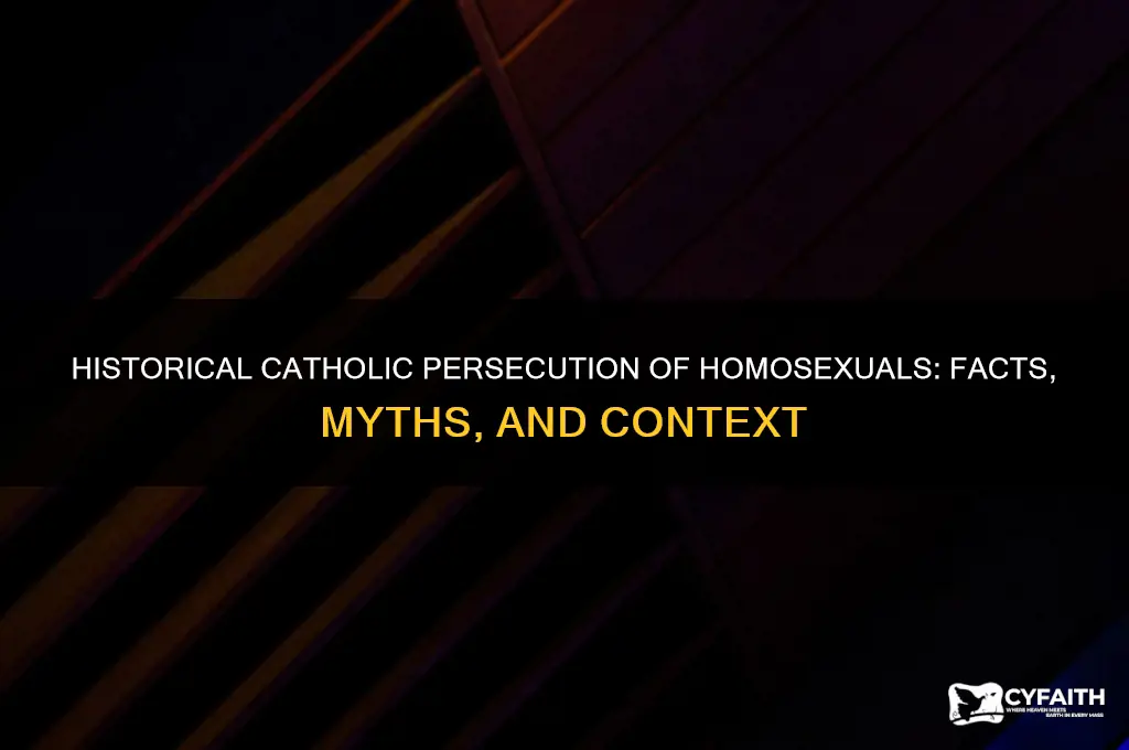 did catholics ever kill gays