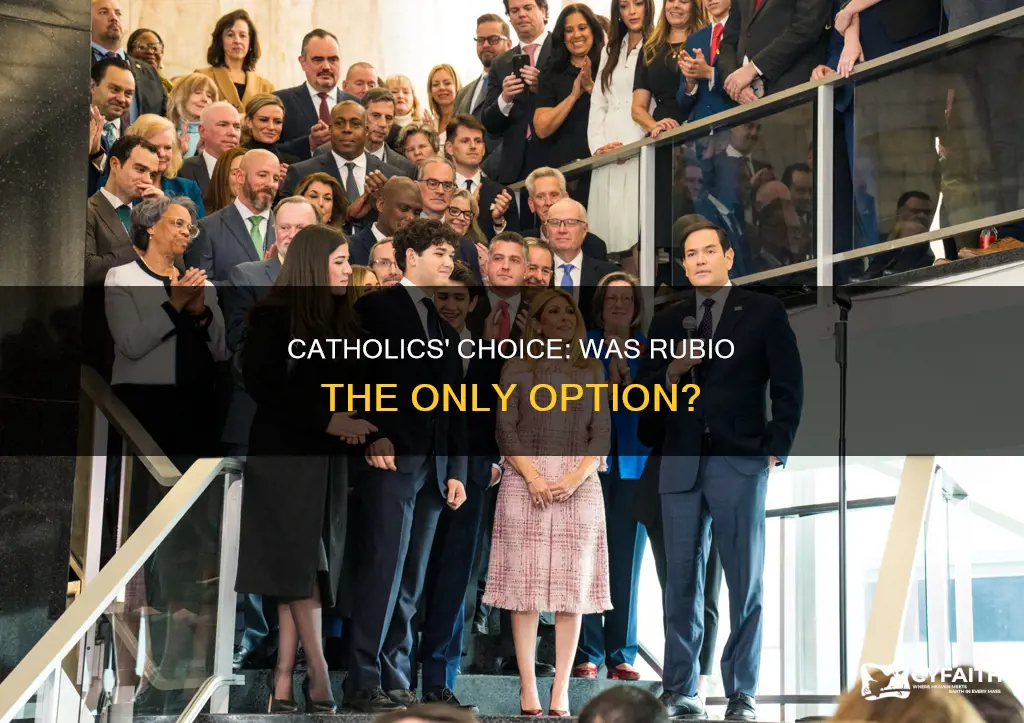 did catholics have to vote for rubio