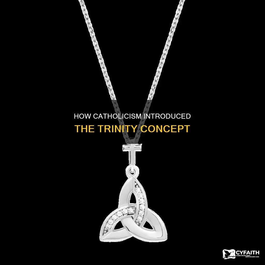 did catholics introduce idea of trinity