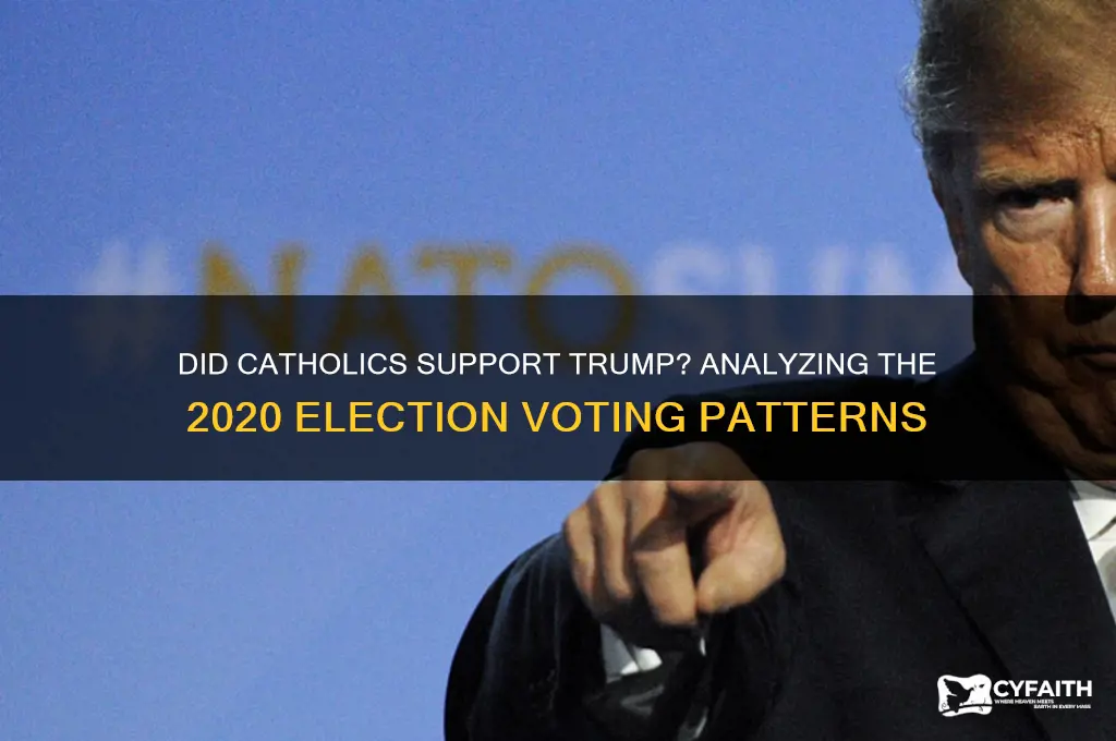 did catholics vote for trump