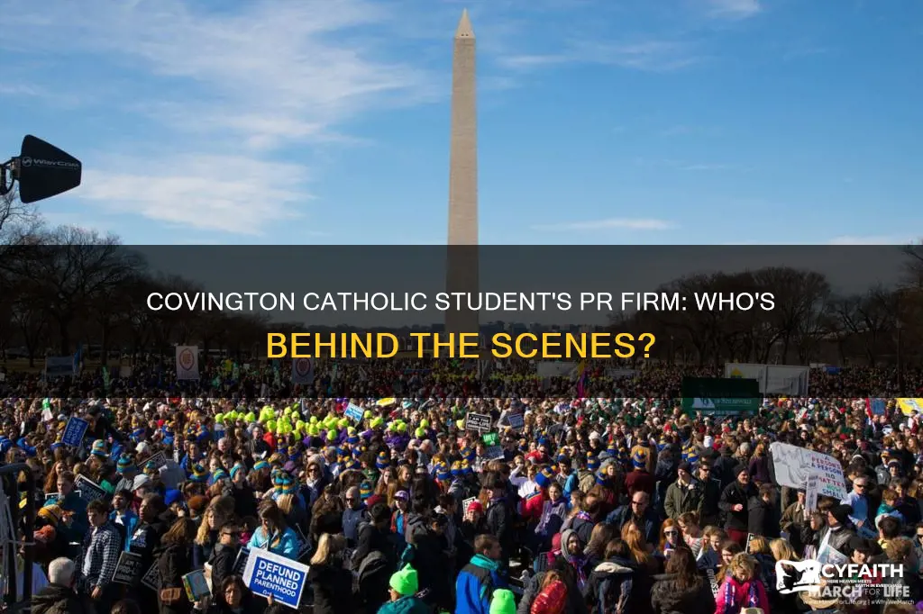 did covington catholic student hire a pr firm