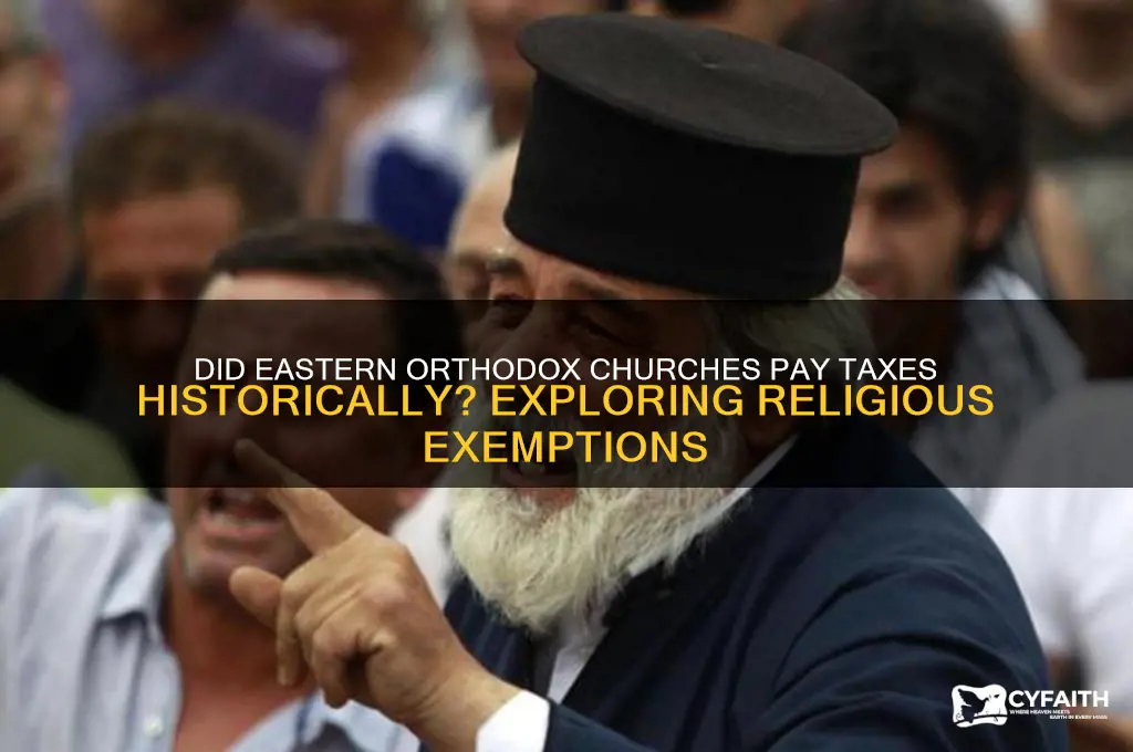 did eastern orthodox tax