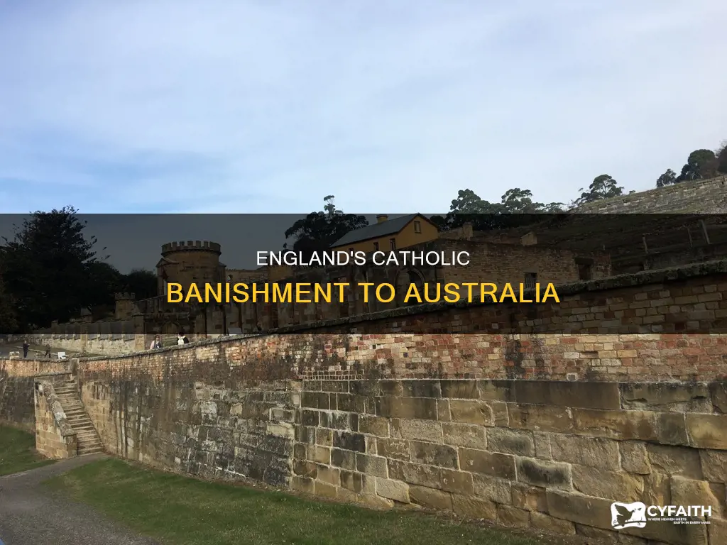 did england deop catholics off in australia