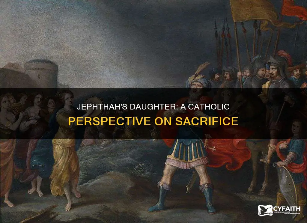 did jephthah sacrifice his daughter catholic