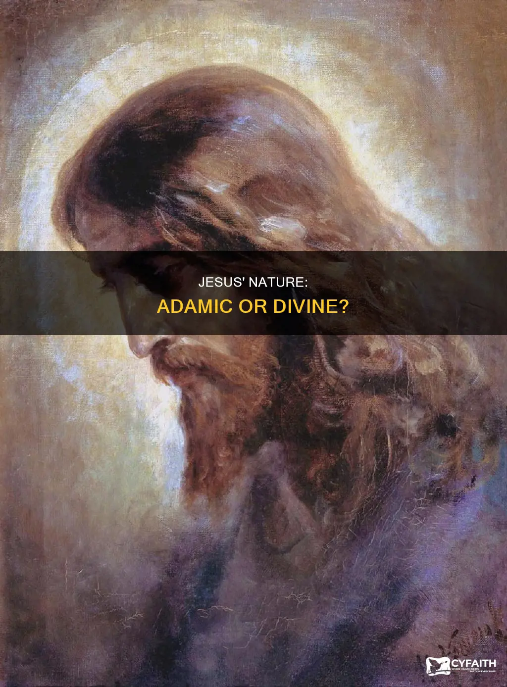 did jesus have an adamic nature catholic