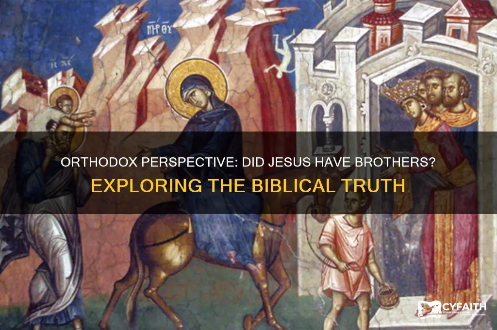 did jesus have brothers orthodox