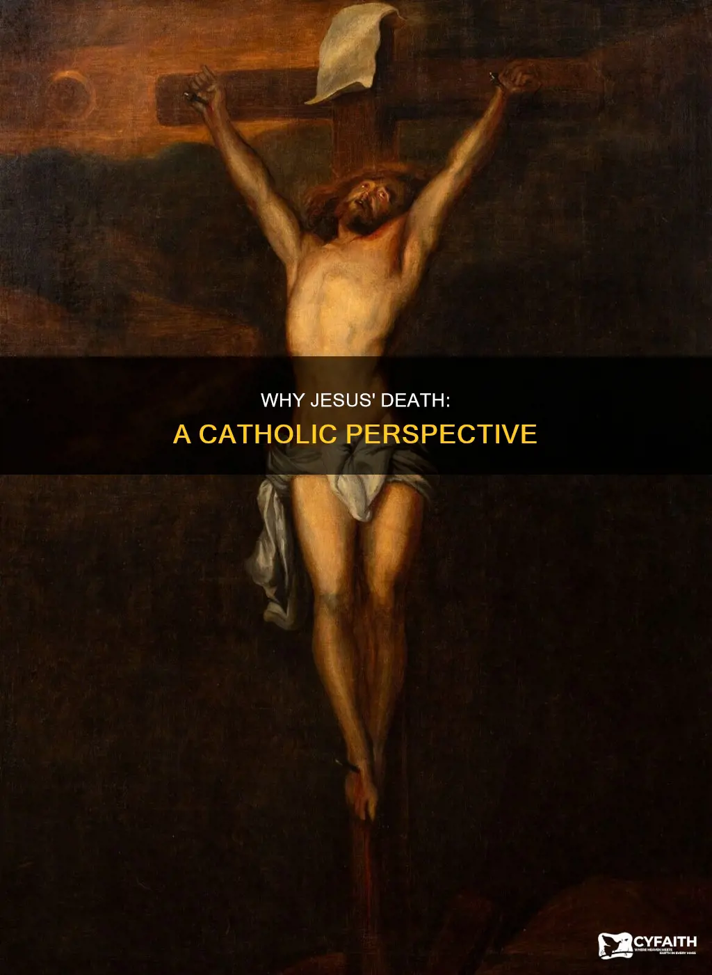 did jesus have to die catholic answers
