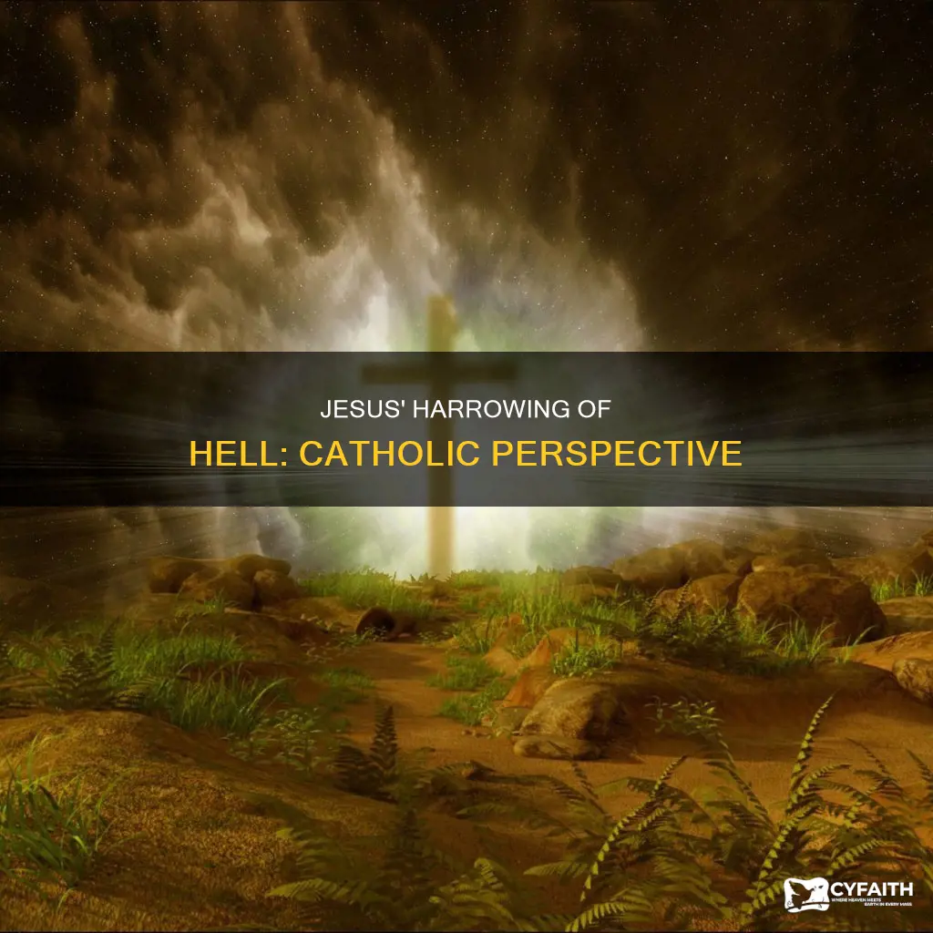 did jesus suffer in hell catholic