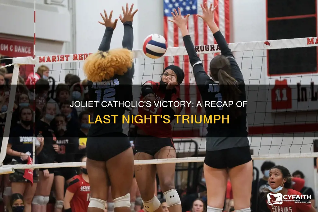 did joliet catholic win last night