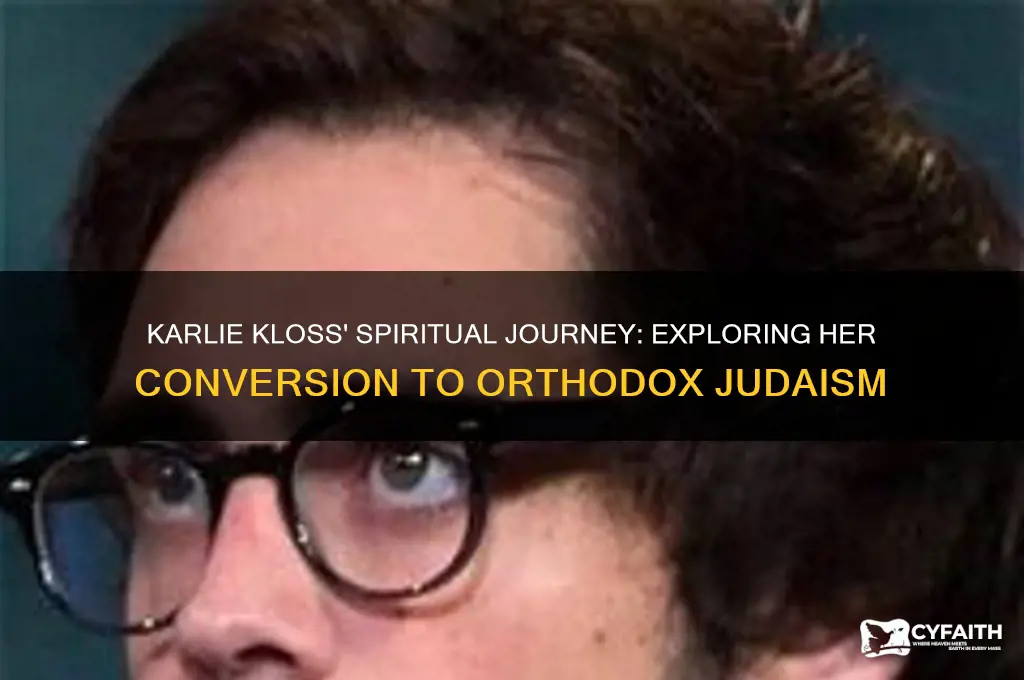 did karlie kloss convert to orthodox judaism