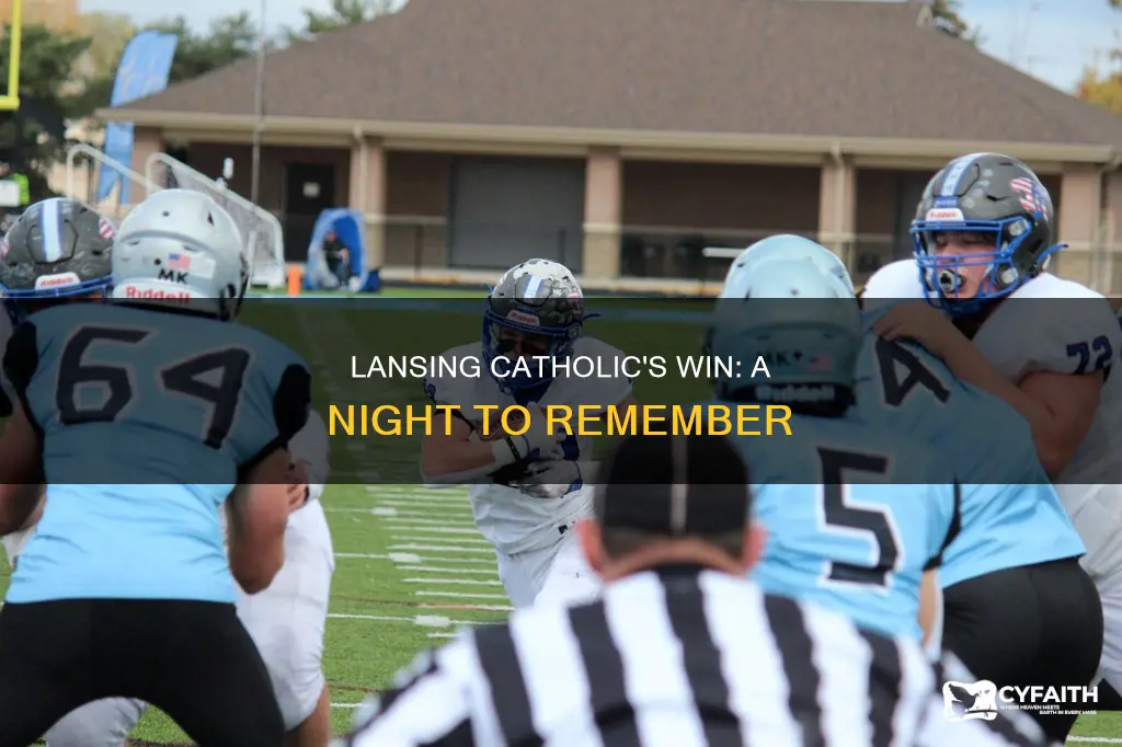 did lansing catholic win last night