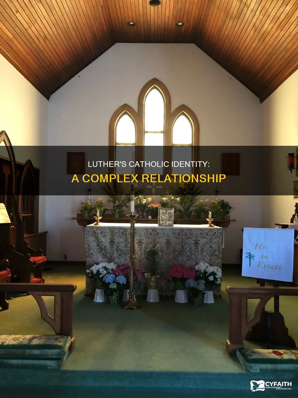 did martin luther identify as catholic