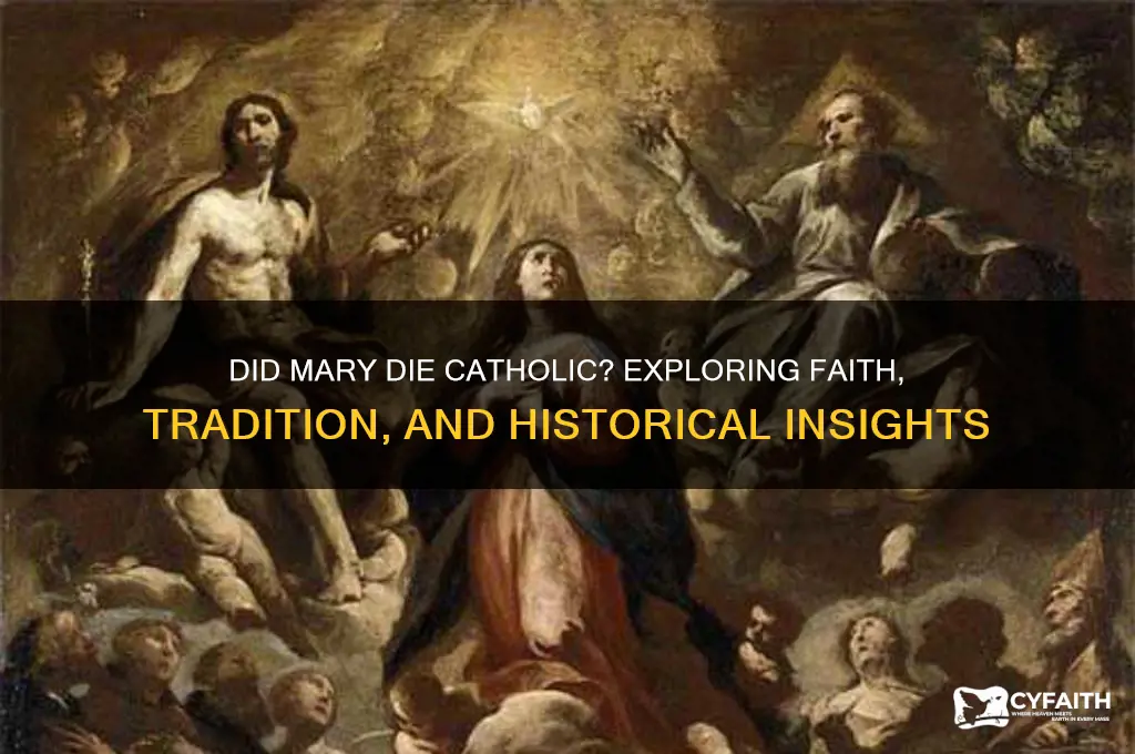 did mary die catholic answers