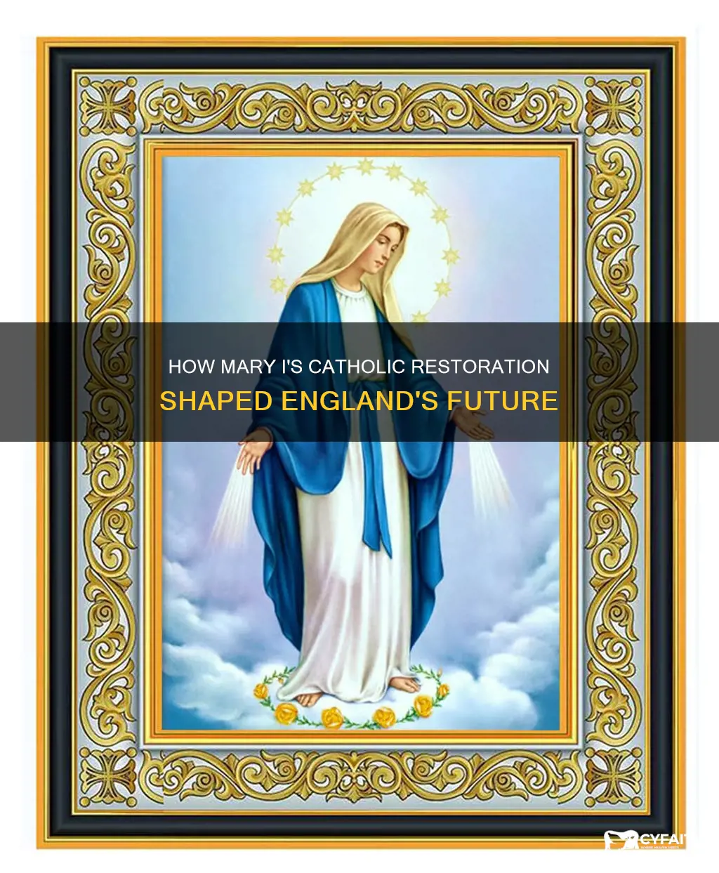 did mary the first change england yo catholic