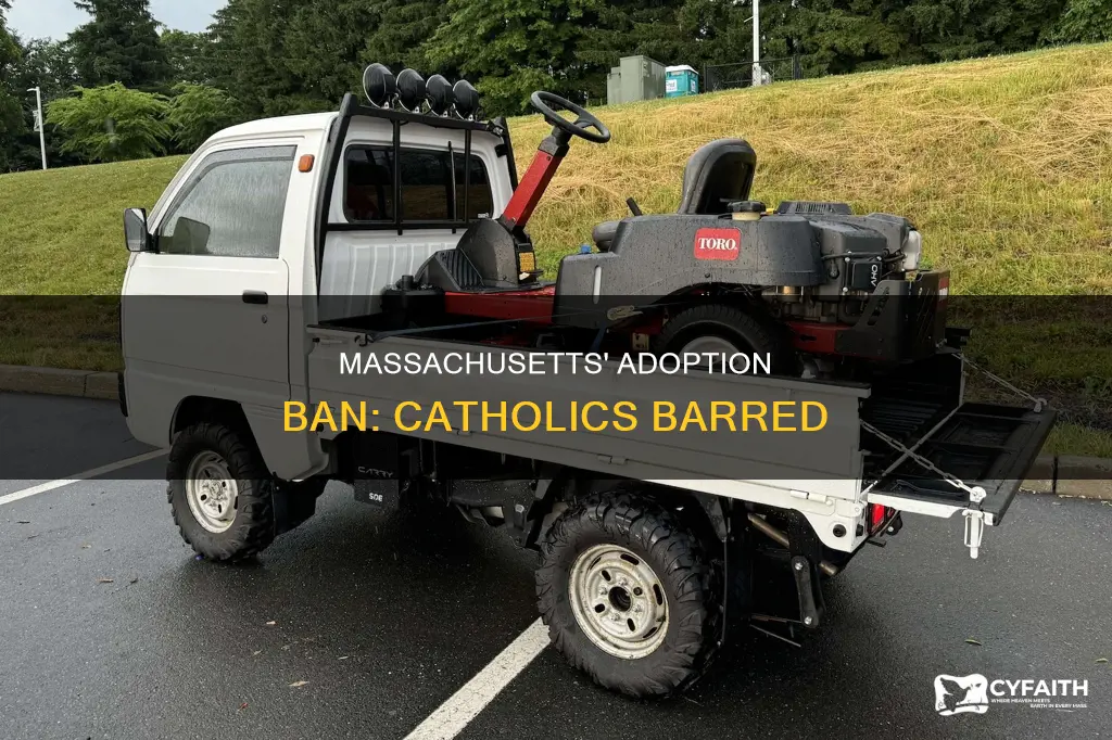 did massachusetts ban catholics from adopting
