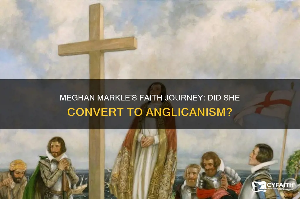did meghan convert to anglican church