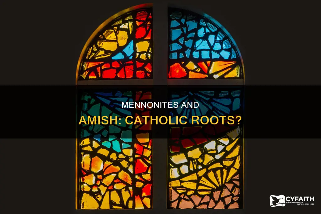 did mennonites and amish use to be catholic