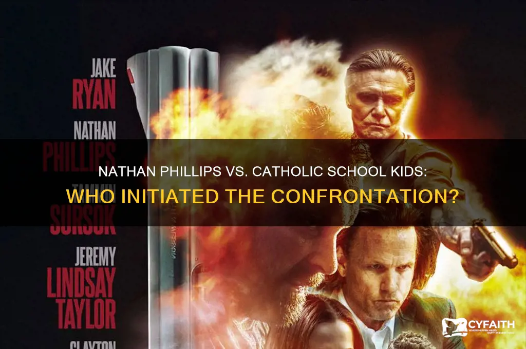 did nathan phillips iniate contact with catholic shcool kids
