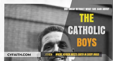 Omar's Catholic Boys Remarks: Retraction or Misinterpretation?