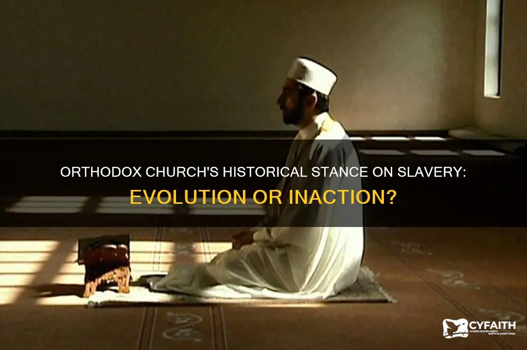 did orthodox church change on slavery