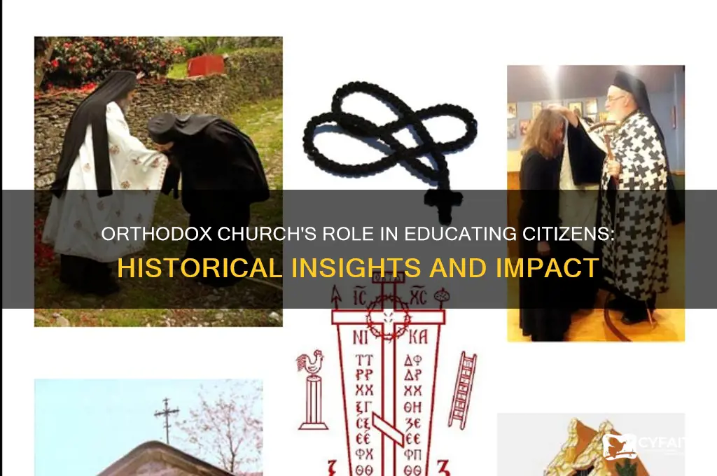 did orthodox church educate citizens
